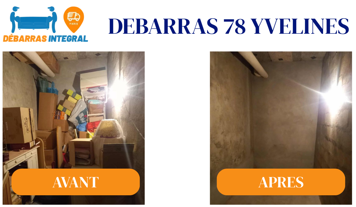 Débarras maison Yvelines 78 avec enlèvement de mobilier
