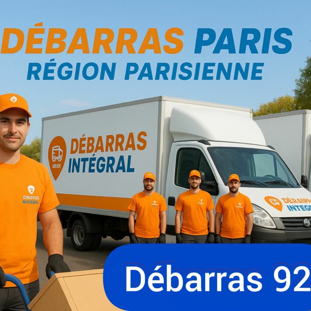 Débarras 92. Débarras intégral Hauts-de-Seine 92.