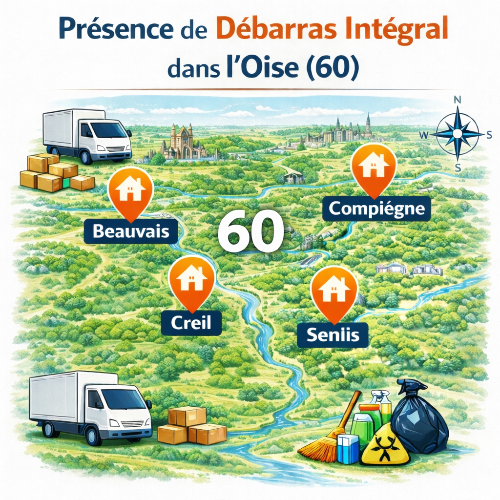Débarras intégral dans l'Oise
