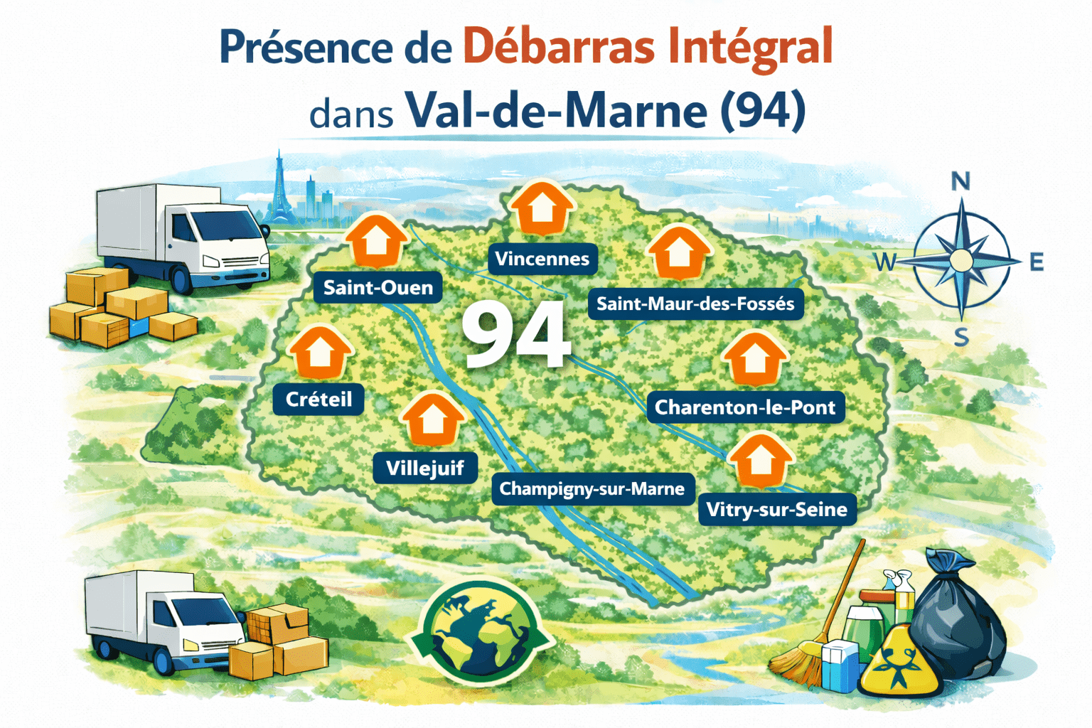 Débarras intégral dans le Val-de-Marne